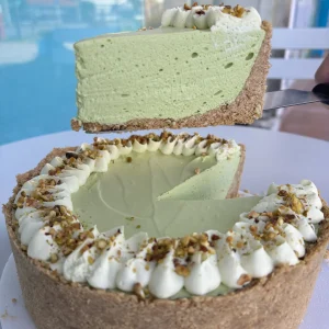 Cheesecake de pistachos