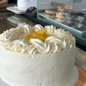 Gateau de duraznos